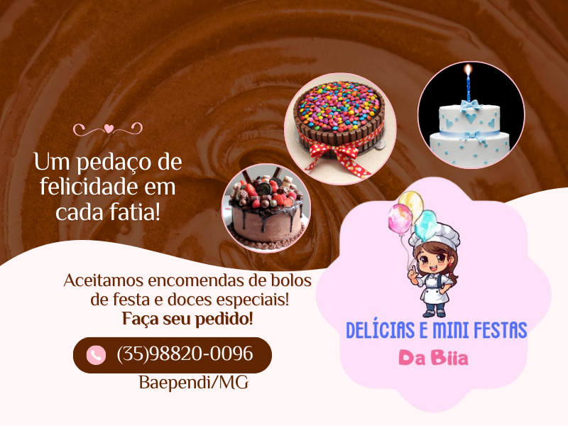 Delicias e Mini Festas da Bia